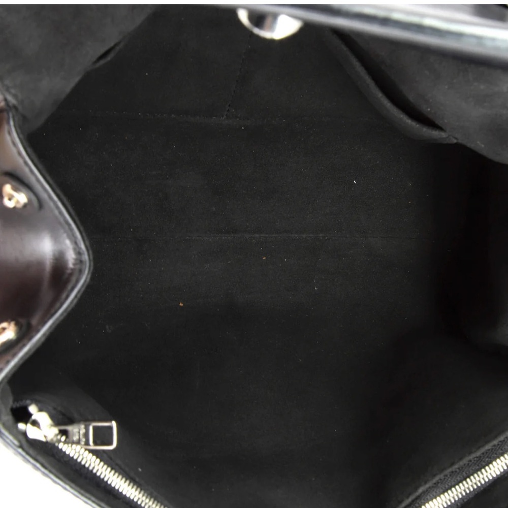 Louis Vuitton Cluny Top Handle Bag Epi Leather BB Black Handbag - Picture 6 of 11